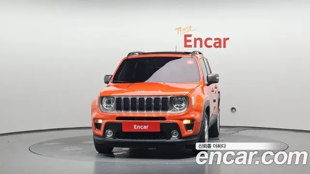 JEEP RENEGADE 2019 — 80 748 км, оранжевый, Корея — под ключ — фото 3