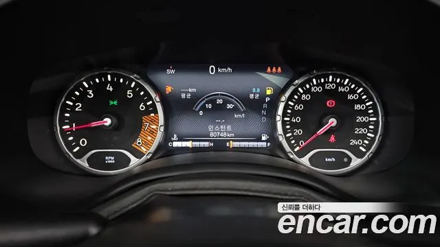 JEEP RENEGADE 2019 — 80 748 км, оранжевый, Корея — под ключ — фото 8