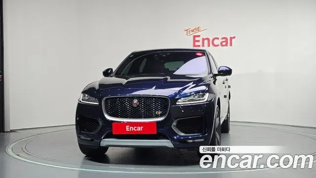 JAGUAR F-PACE 2017 — 134 157 км, синий, Корея — под ключ — фото 3