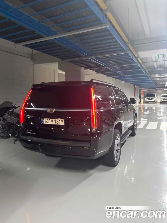 CADILLAC ESCALADE 2019 — 143 000 км, чёрный, Корея — под ключ — фото 4