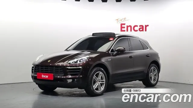 PORSCHE MACAN 2015 — 92 388 км, коричневый, Корея — под ключ — фото 1