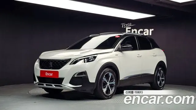 PEUGEOT 3008 2019 — 119 221 км, белый, Корея — под ключ — фото 1
