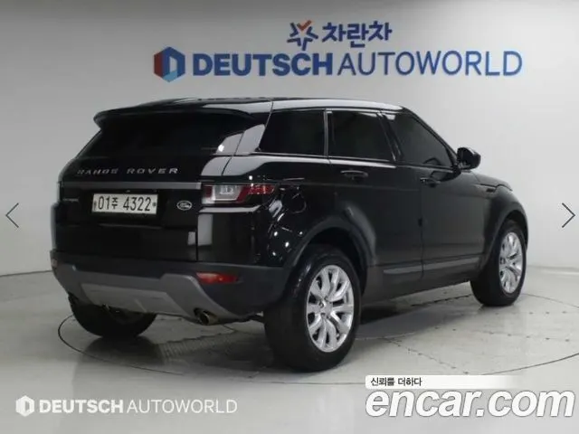LAND ROVER RANGE ROVER EVOQUE 2018 — 198 070 км, чёрный, Корея — под ключ — фото 2