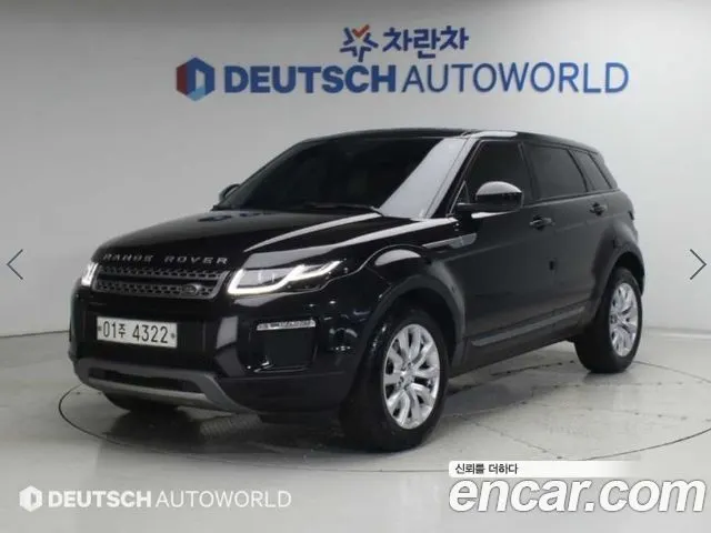 LAND ROVER RANGE ROVER EVOQUE 2018 — 198 070 км, чёрный, Корея — под ключ — фото 4