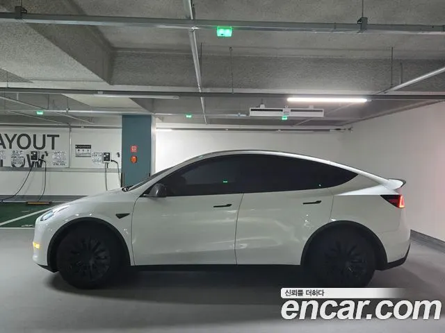 TESLA MODEL Y 2022 — 145 000 км, белый, Корея — под ключ — фото 5