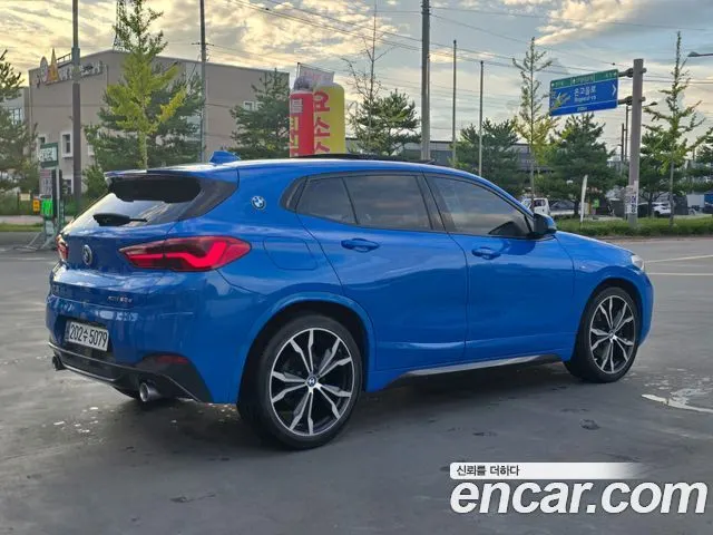 BMW X2 2018 — 63 000 км, синий, Корея — под ключ — фото 2