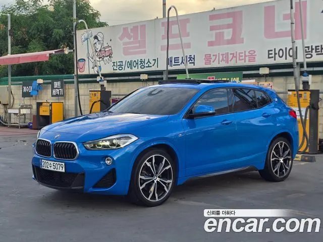 BMW X2 2018 — 63 000 км, синий, Корея — под ключ — фото 11
