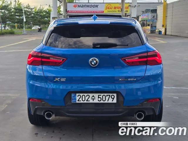 BMW X2 2018 — 63 000 км, синий, Корея — под ключ — фото 4