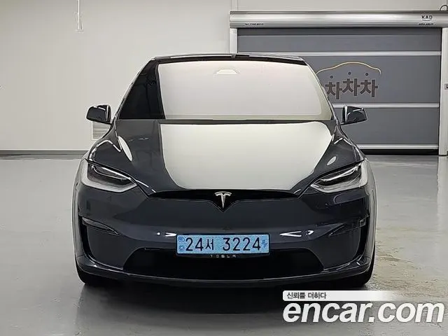 TESLA MODEL X 2023 — 105 783 км, серебристый, Корея — под ключ — фото 2