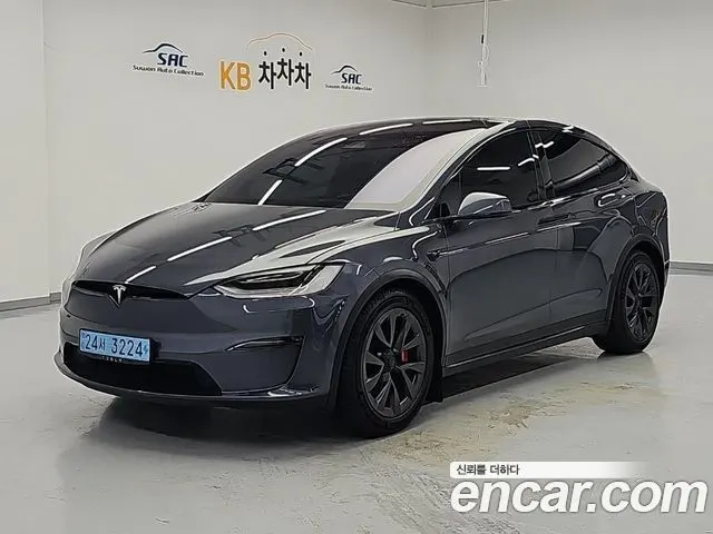 TESLA MODEL X 2023 — 105 783 км, серебристый, Корея — под ключ — фото 11