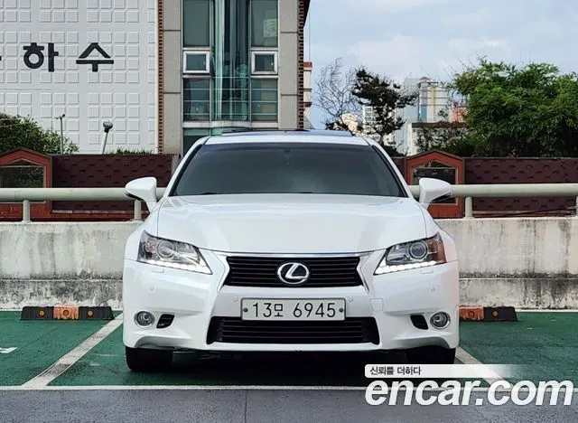 LEXUS GS350 2013 — 160 600 км, белый-перламутр, Корея — под ключ — фото 2