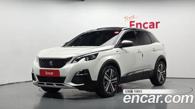 PEUGEOT 3008 2019 — 94 335 км, белый, Корея — под ключ — фото 1