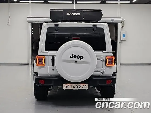 JEEP WRANGLER 2019 — 136 661 км, белый, Корея — под ключ — фото 3