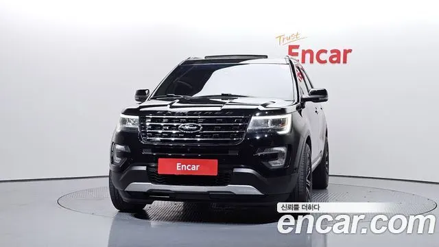 FORD EXPLORER 2017 — 141 515 км, чёрный, Корея — под ключ — фото 3