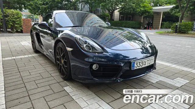 PORSCHE CAYMAN 2014 — 108 200 км, синий, Корея — под ключ — фото 11