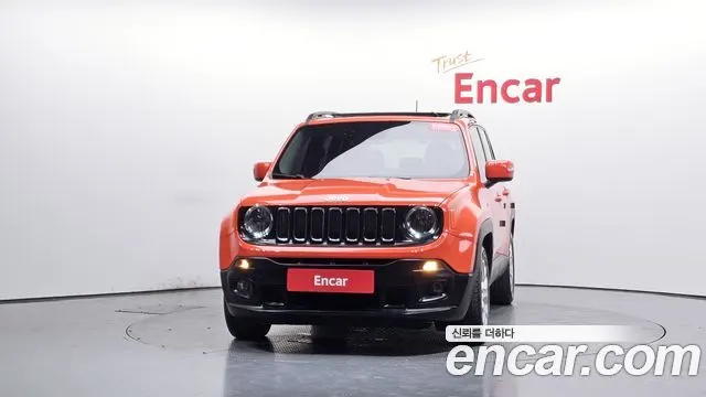 JEEP RENEGADE 2017 — 80 492 км, оранжевый, Корея — под ключ — фото 3