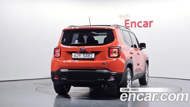 JEEP RENEGADE 2017 — 80 492 км, оранжевый, Корея — под ключ — фото 4