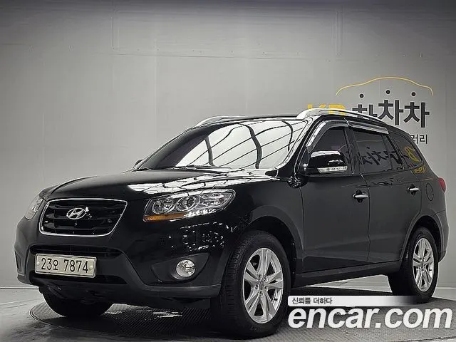 HYUNDAI SANTA FE 2011 — 206 195 км, чёрный, Корея — под ключ — фото 11