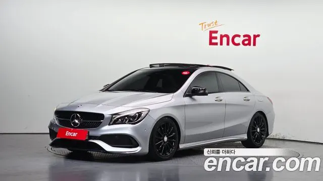 MERCEDES-BENZ CLA-CLASS C117 2017 — 82 682 км, серебристый, Корея — под ключ — фото 1