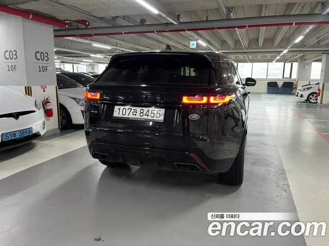 LAND ROVER RANGE ROVER VELAR 2018 — 62 075 км, чёрный, Корея — под ключ — фото 4