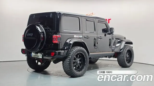 JEEP WRANGLER 2018 — 88 362 км, чёрный, Корея — под ключ — фото 2
