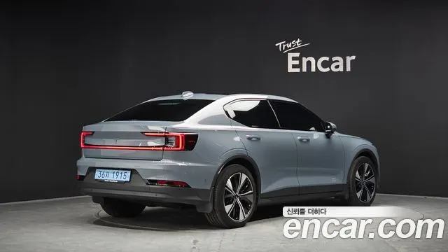 POLESTAR POLESTAR 2 2023 — 91 043 км, серебристо-серый, Корея — под ключ — фото 2