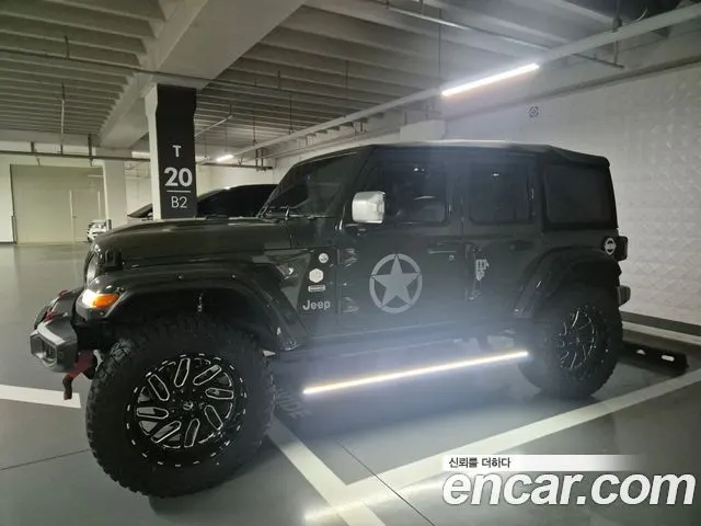 JEEP WRANGLER 2020 — 52 100 км, тёмно-зелёный, Корея — под ключ — фото 1