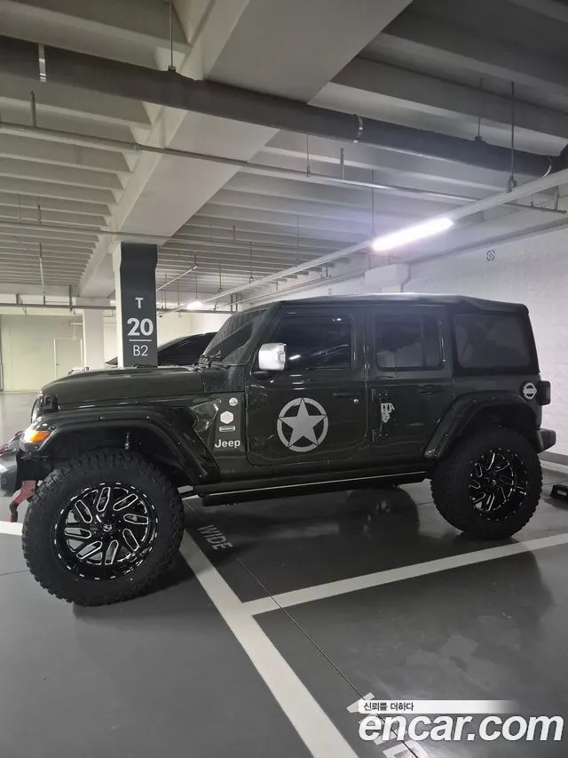 JEEP WRANGLER 2020 — 52 100 км, тёмно-зелёный, Корея — под ключ — фото 6