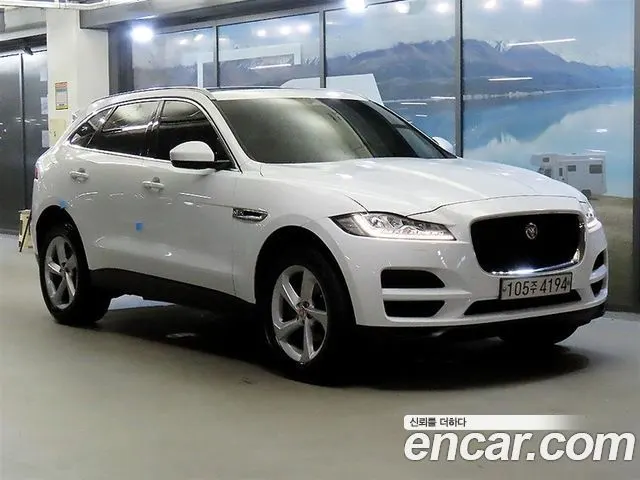 JAGUAR F-PACE 2019 — 169 021 км, белый, Корея — под ключ — фото 3