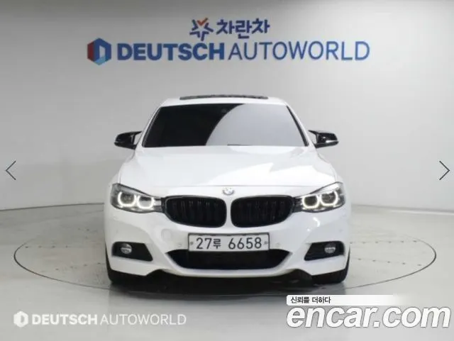 BMW 3 SERIES GT 2019 — 156 801 км, белый, Корея — под ключ — фото 3