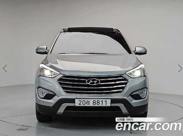 HYUNDAI MAXCRUZ 2014 — 121 566 км, серебристо-серый, Корея — под ключ — фото 2