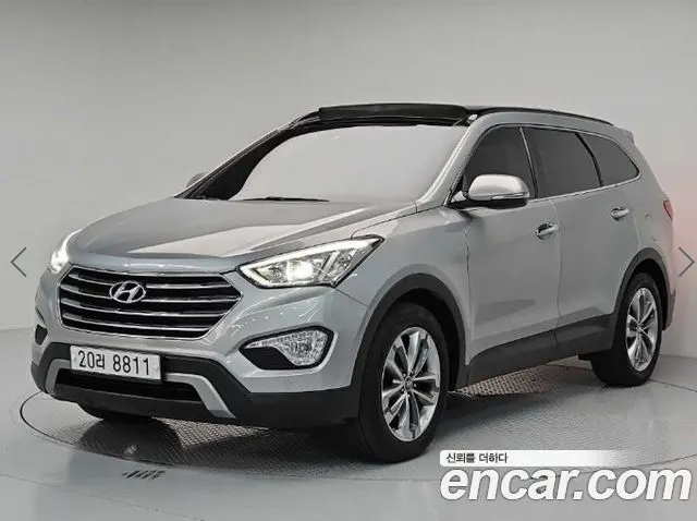 HYUNDAI MAXCRUZ 2014 — 121 566 км, серебристо-серый, Корея — под ключ — фото 11
