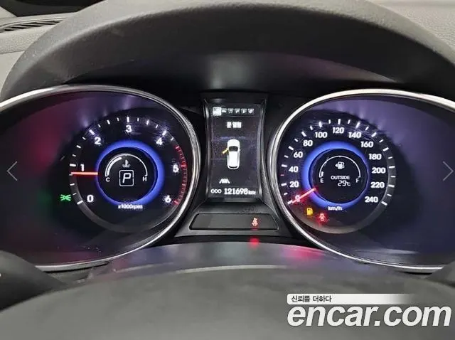 HYUNDAI MAXCRUZ 2014 — 121 566 км, серебристо-серый, Корея — под ключ — фото 6