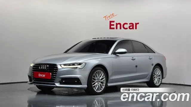 AUDI A6 2018 — 125 791 км, серебристо-серый, Корея — под ключ — фото 1