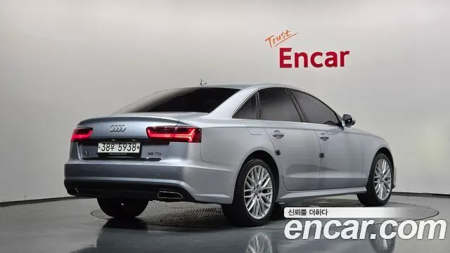 AUDI A6 2018 — 125 791 км, серебристо-серый, Корея — под ключ — фото 2