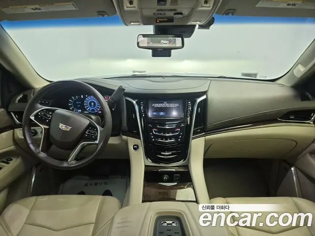 CADILLAC ESCALADE 2017 — 91 329 км, чёрный, Корея — под ключ — фото 7