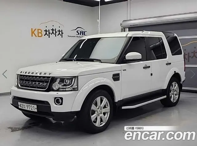 LAND ROVER DISCOVERY 4 2015 — 135 470 км, белый, Корея — под ключ — фото 1