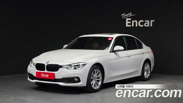 BMW 3 SERIES 2017 — 170 910 км, белый, Корея — под ключ — фото 1