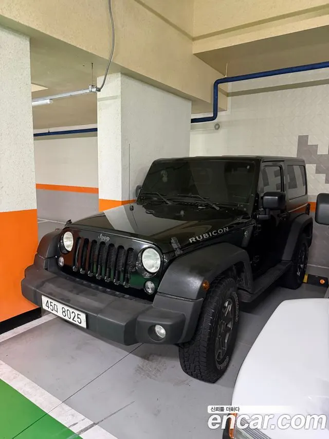 JEEP WRANGLER 2017 — 150 000 км, чёрный, Корея — под ключ — фото 1