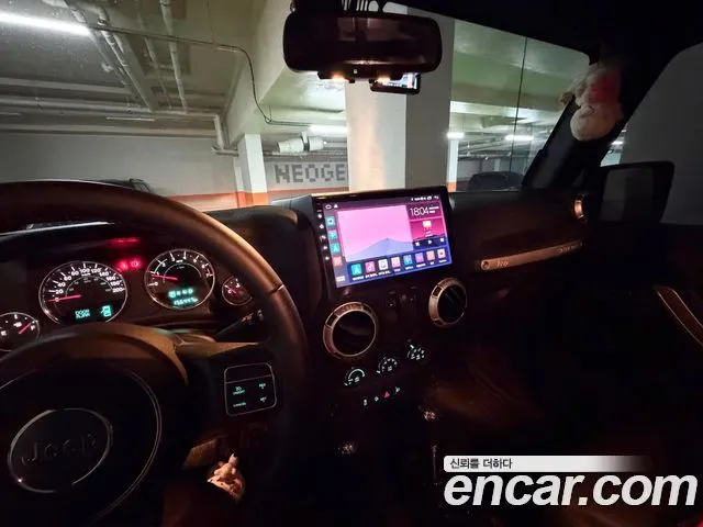 JEEP WRANGLER 2017 — 150 000 км, чёрный, Корея — под ключ — фото 7