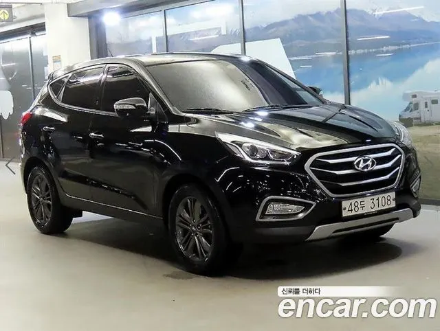 HYUNDAI TUCSON 2014 — 104 679 км, чёрный, Корея — под ключ — фото 4
