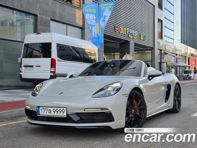 PORSCHE 718 BOXSTER 2018 — 84 000 км, белый, Корея — под ключ — фото 11