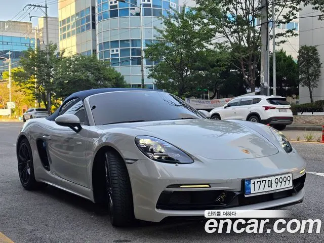 PORSCHE 718 BOXSTER 2018 — 84 000 км, белый, Корея — под ключ — фото 6