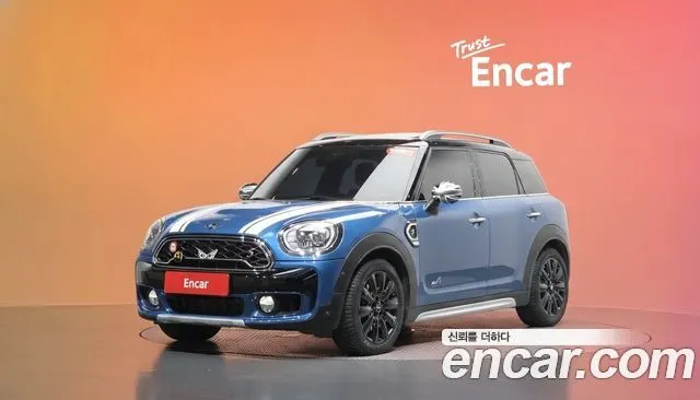 MINI COOPER S COUNTRYMAN 2019 — 47 321 км, синий, Корея — под ключ — фото 2