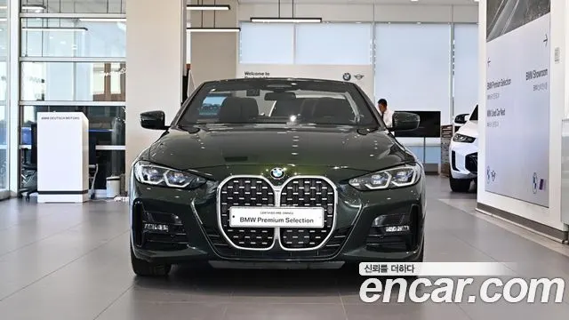 BMW 4 SERIES 2022 — 48 130 км, тёмно-зелёный, Корея — под ключ — фото 2