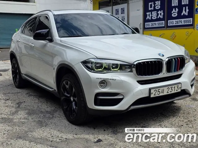 BMW X6 2015 — 209 466 км, белый, Корея — под ключ — фото 1
