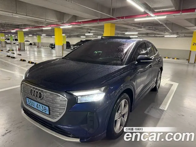 AUDI Q4 E-TRON 2022 — 123 195 км, синий, Корея — под ключ — фото 8