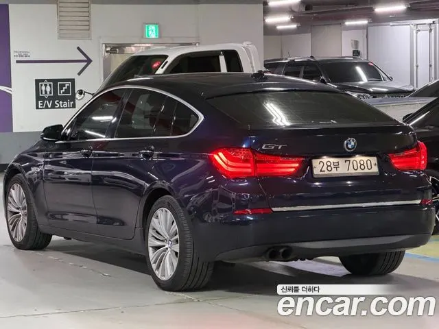 BMW 5 SERIES GT 2015 — 207 422 км, синий, Корея — под ключ — фото 2