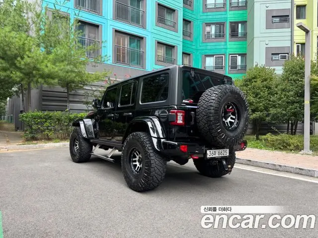 JEEP WRANGLER 2019 — 128 500 км, чёрный, Корея — под ключ — фото 7