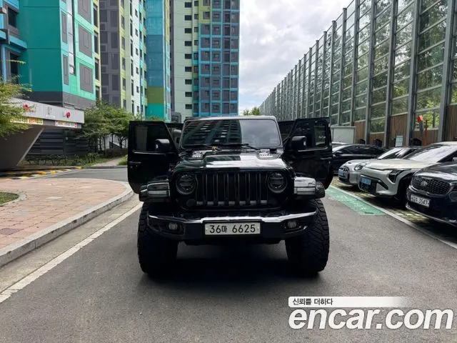 JEEP WRANGLER 2019 — 128 500 км, чёрный, Корея — под ключ — фото 10